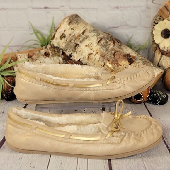 KOLILI Faux Fur Moccasin Slippers - Picture 3 of 9